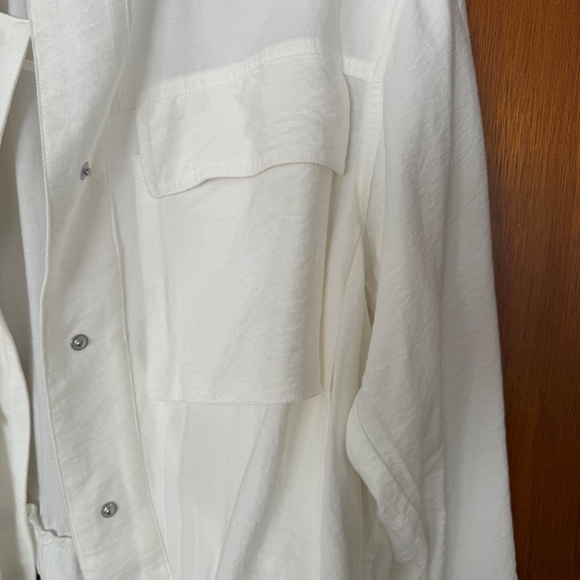 Vince Camuto Slouchy Bomber Jacket – New Ivory (Size L) - Picture 7 of 13